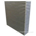 Wave metal aluminum fins for intercooler